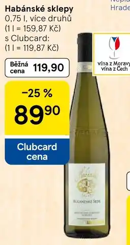 Tesco Habánské sklepy nabídka