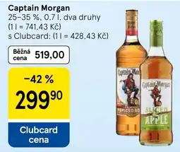 Tesco Captain Morgan nabídka