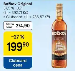 Tesco Božkov Originál nabídka