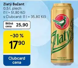 Tesco Zlatý Bažant nabídka