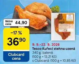 Tesco Tesco Kuřecí stehna uzená nabídka