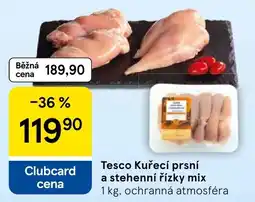 Tesco Tesco Kuřecí prsní a stehenní řízky mix nabídka