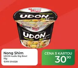 Tamda Foods Nong Shim Udon noodle Big Bowl nabídka