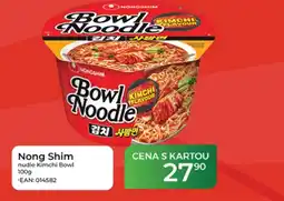 Tamda Foods Nong Shim nudle Kimchi Bowl nabídka