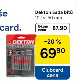Tesco Dekton sada bitů nabídka
