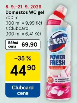 Tesco Domestos wc gel nabídka