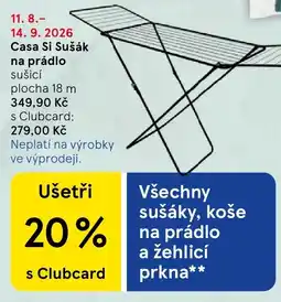 Tesco Casa Si sušák na prádlo nabídka