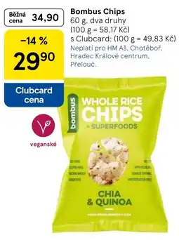 Tesco Bombus whole rice chips nabídka