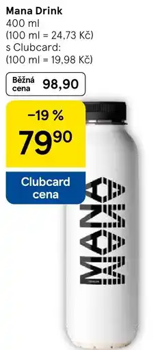 Tesco Mana Drink nabídka