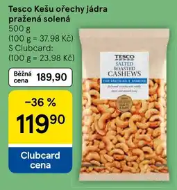 Tesco Tesco Kešu ořechy jádra nabídka