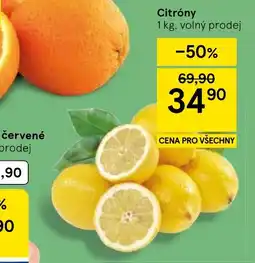 Tesco Citróny nabídka