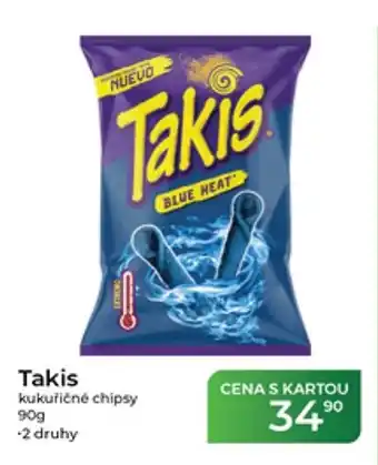 Takis kukuričné chipsy