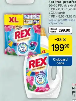 Tesco Rex prací prostředek nabídka