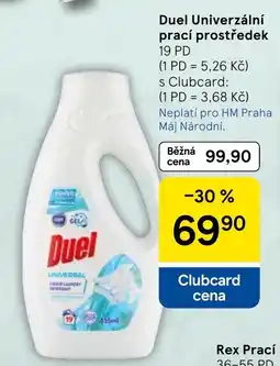 Tesco Duel univerzální prací prostředek nabídka