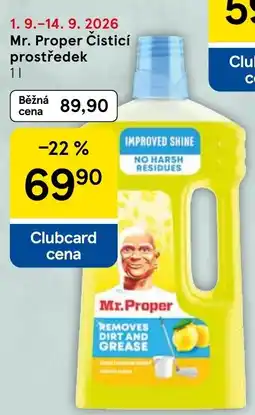 Tesco Mr. Proper čisticí prostředek nabídka