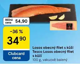 Tesco Tesco losos obecný filet s kůží nabídka