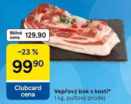 Tesco Vepřový bok s kostí nabídka