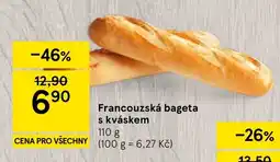 Tesco Francouzská bageta s kváskem nabídka