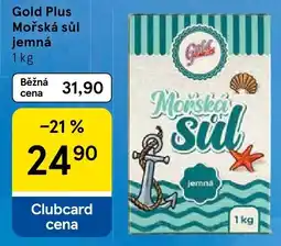 Tesco Gold Plus Mořská sůl jemná nabídka