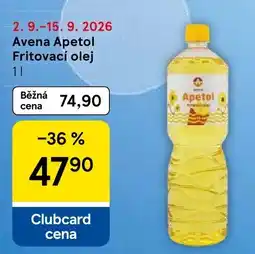 Tesco Avena fritovací olej nabídka