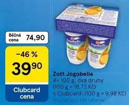Tesco Zott Jogobella nabídka