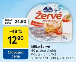 Tesco Milko Žervé nabídka