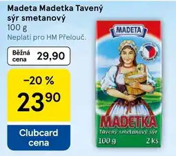 Tesco Madeta tavený smetanový sýr nabídka
