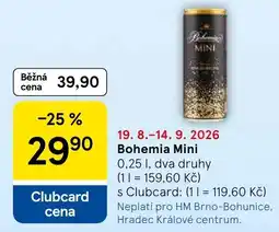 Tesco Bohemia Mini nabídka