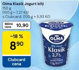 Tesco Olma jogurt bílý klasik nabídka