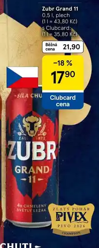 Tesco Zubr grand 11 nabídka