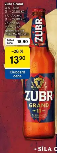 Tesco Zubr grand nabídka