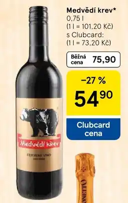 Tesco Medvědí krev nabídka