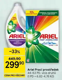Tesco Ariel prací prostředek nabídka