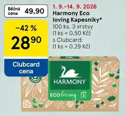 Tesco Harmony Eco loving Kapesníky nabídka
