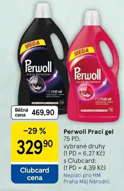 Tesco Perwoll prací gel nabídka