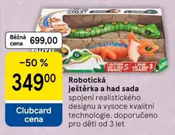 Tesco Robotická ještěrka a had sada nabídka
