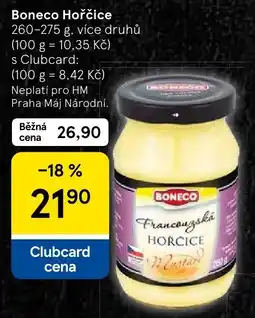 Tesco Boneco hořčice nabídka