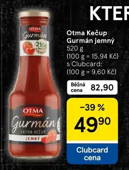 Tesco Otma Kečup Gurmán jemný nabídka