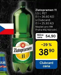 Tesco Zlatopramen 11 nabídka