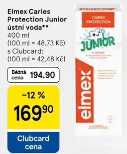 Tesco Elmex Caries Protection Junior ústní voda nabídka