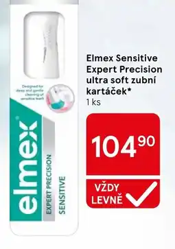 Tesco elmex sensitive expert precision ultra soft zubní kartáček nabídka