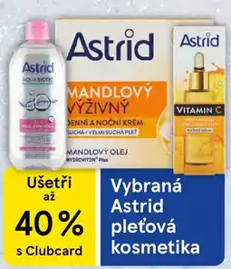 Tesco Astrid mandlový výživný denní a noční krém nabídka
