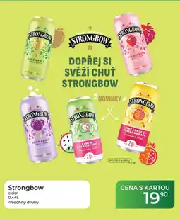 Tamda Foods Strongbow cider nabídka