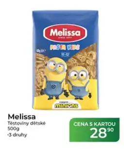 Tamda Foods Melissa těstoviny dětské nabídka