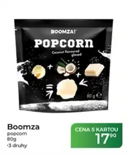 Tamda Foods Boomza popcorn nabídka