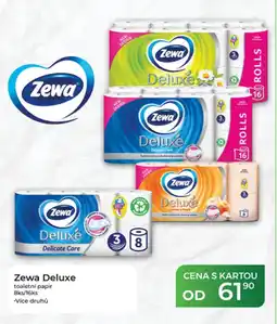 Tamda Foods Zewa Deluxe toaletní papír nabídka