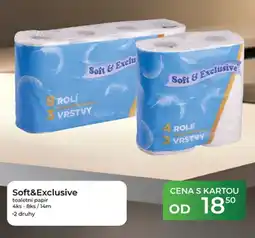 Tamda Foods Soft&Exclusive toaletní papír nabídka