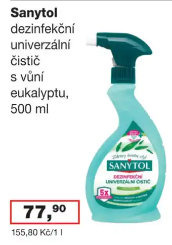 Sanytol dezinfekční univerzální čistič s vůní eukalyptu