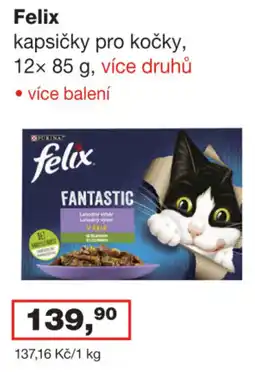 Ráj drogerie felix kapsičky pro kočky nabídka
