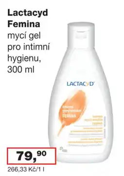 Ráj drogerie Lactacyd Femina mycí gel pro intimní hygienu nabídka